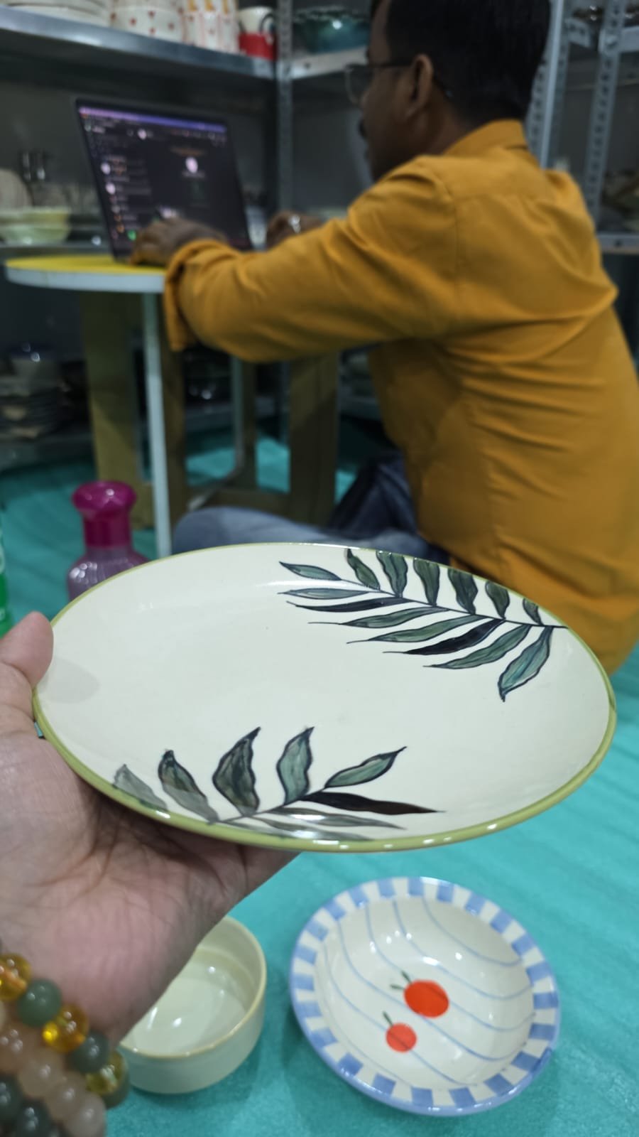 Frondescence Botanical Quarter Plate (18cm)