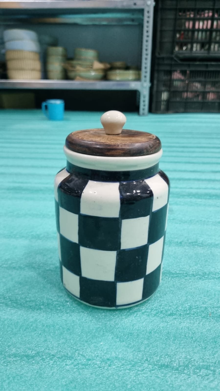 Hand-Painted Storage Jar hover