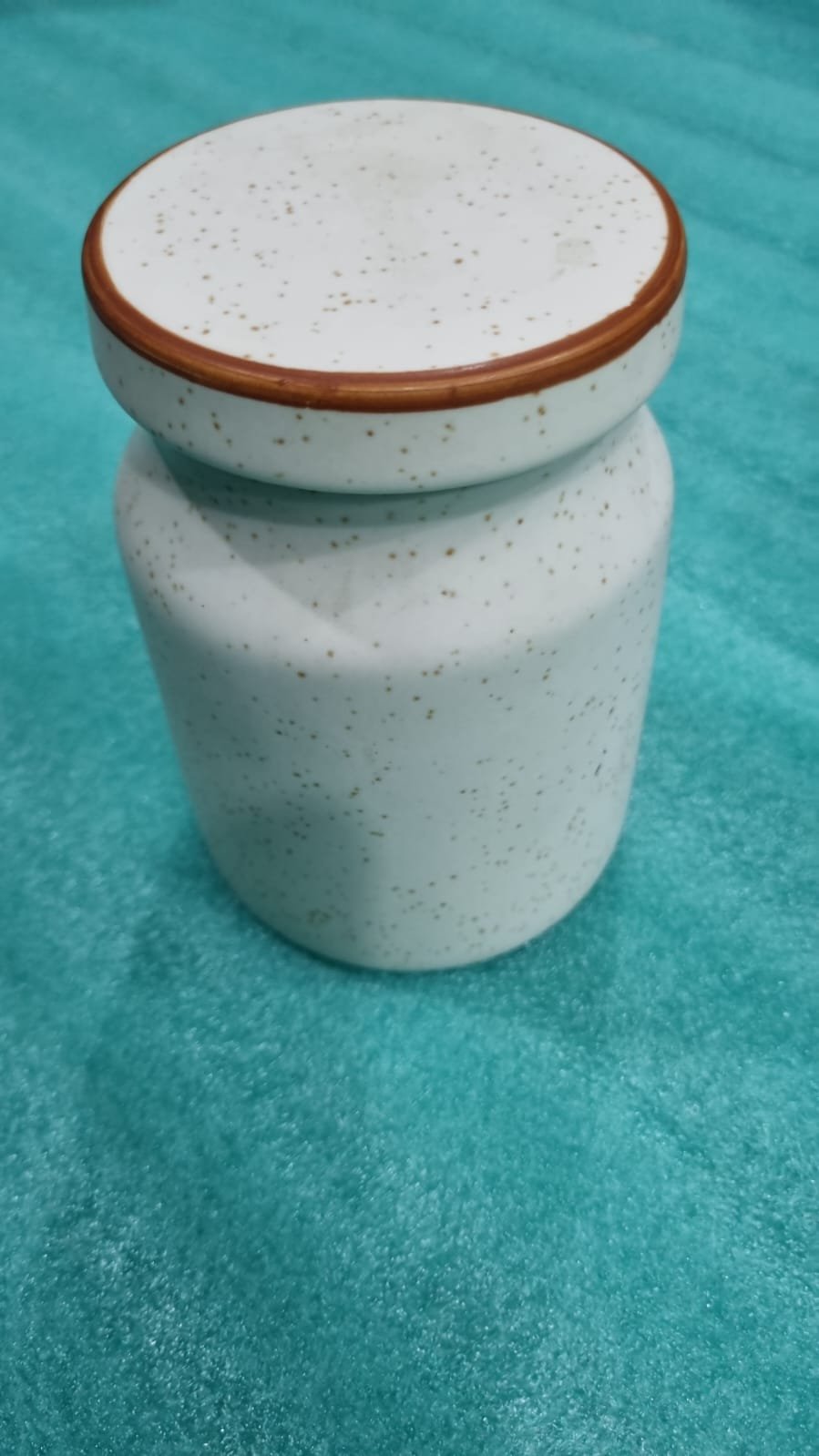 Mati Speckled Minimalist Ceramic Canister
