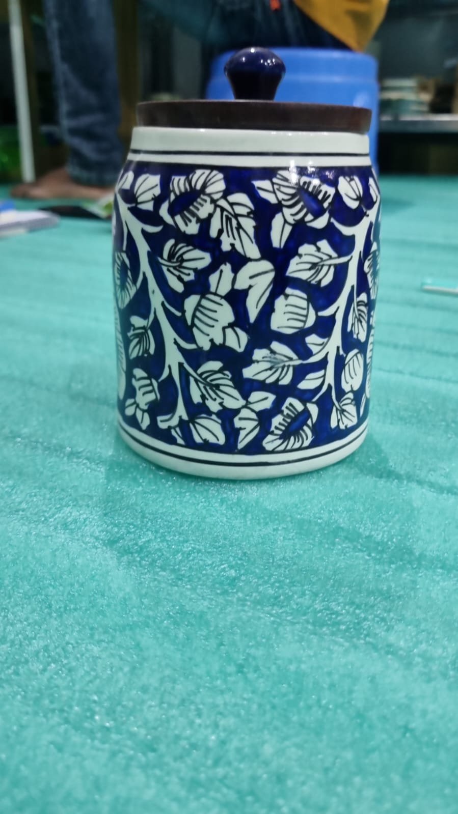 Hand-Painted Storage Jar hover