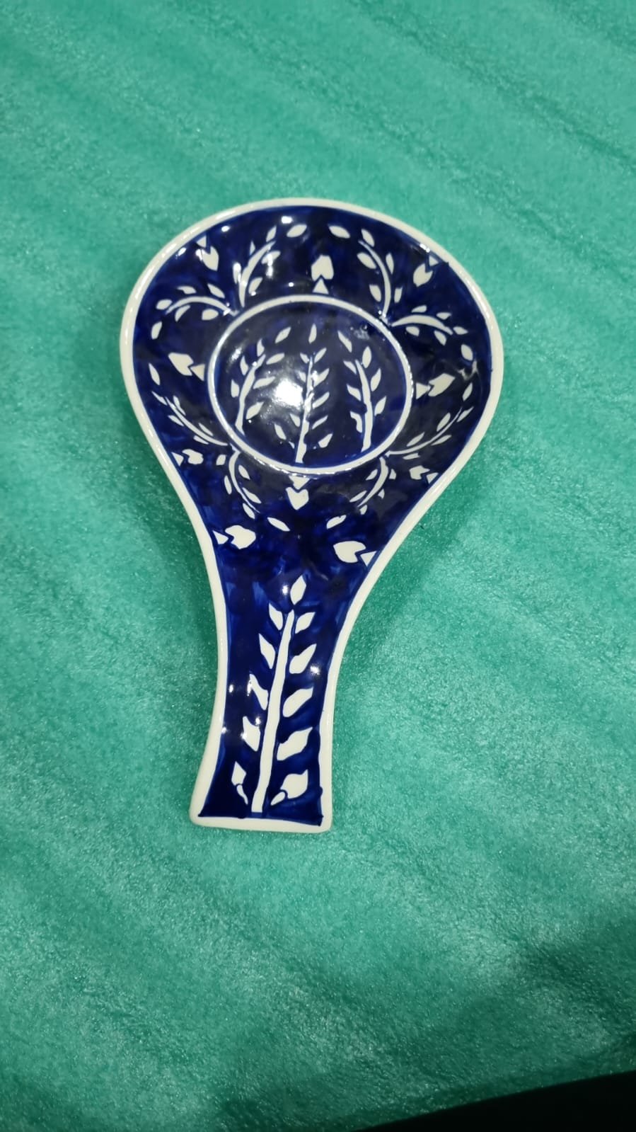 Pushpa Vintage Ceramic Spoon Rest