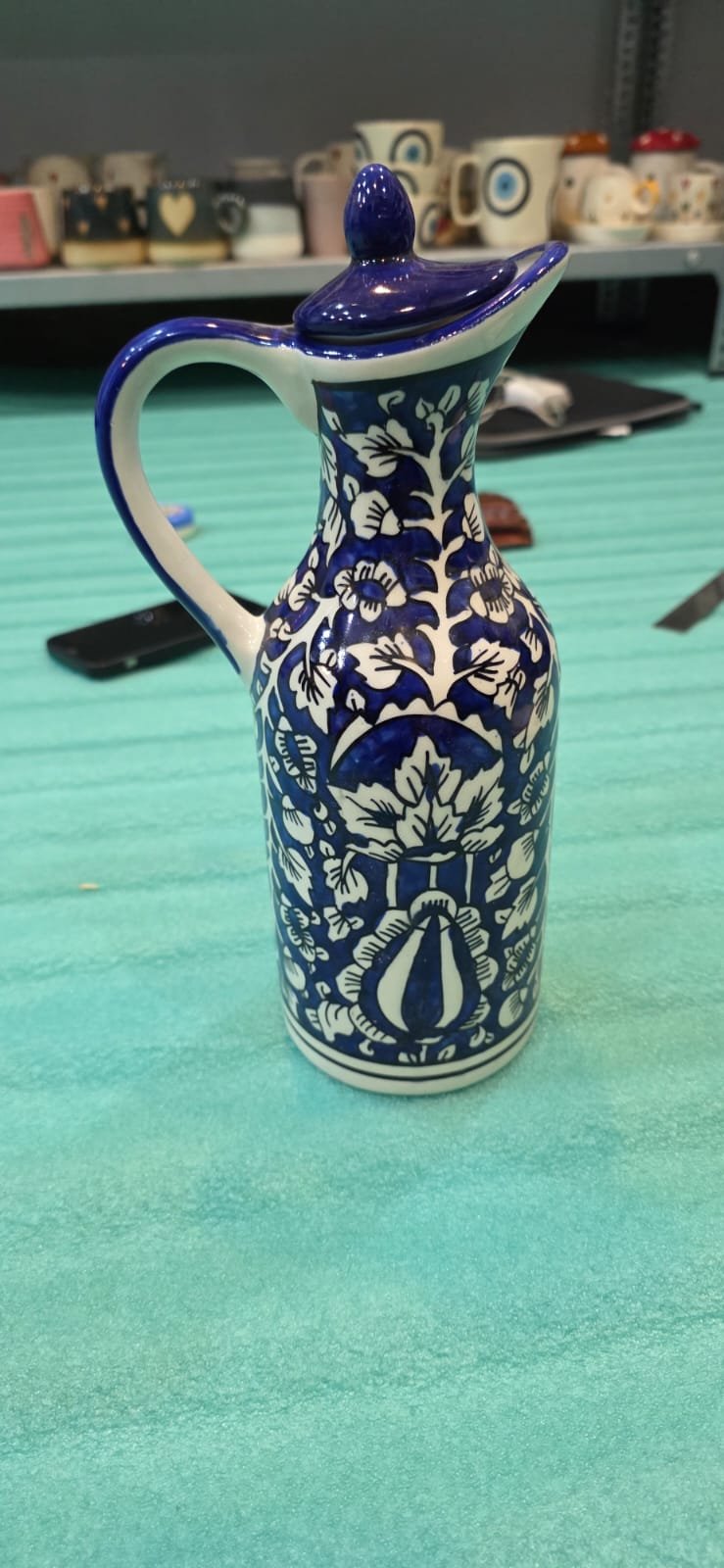 Shahi Mughal Large Ceramic Oil Dispenser (1L) hover