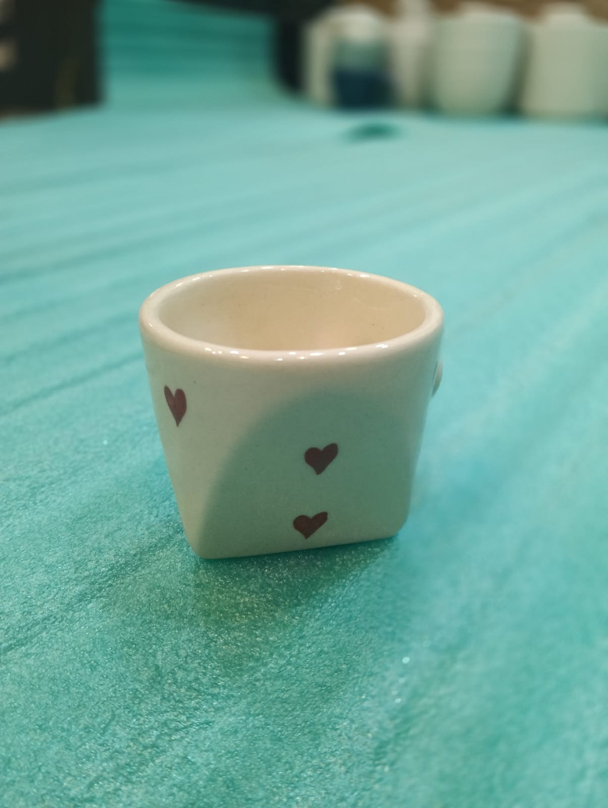 "Dil-Se" Scattered Hearts Ivory Cup