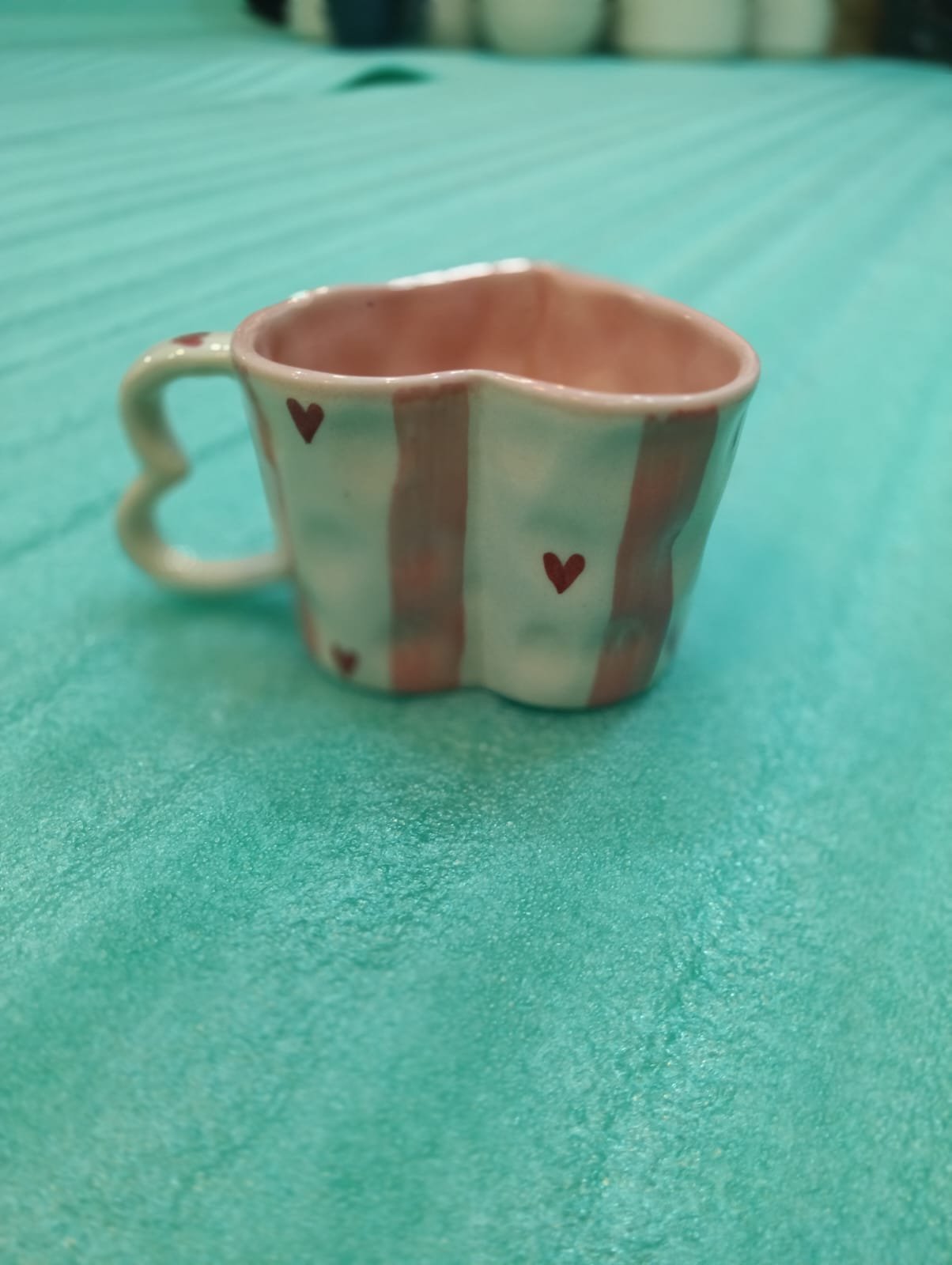 "Dil-Se" Sculpted Heart-Silhouette Mug