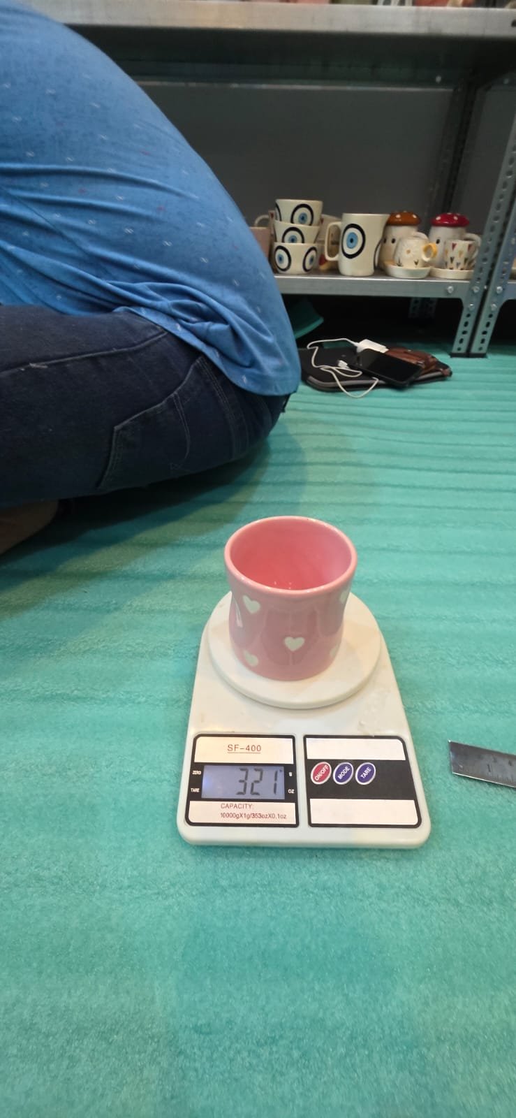 "Heart-Core" Ceramic Tumbler Glass