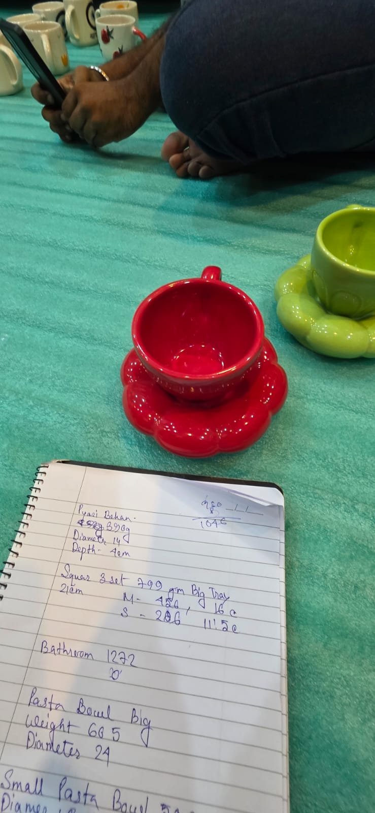 "Bloom Bubble" Ceramic Cup & Saucer Set