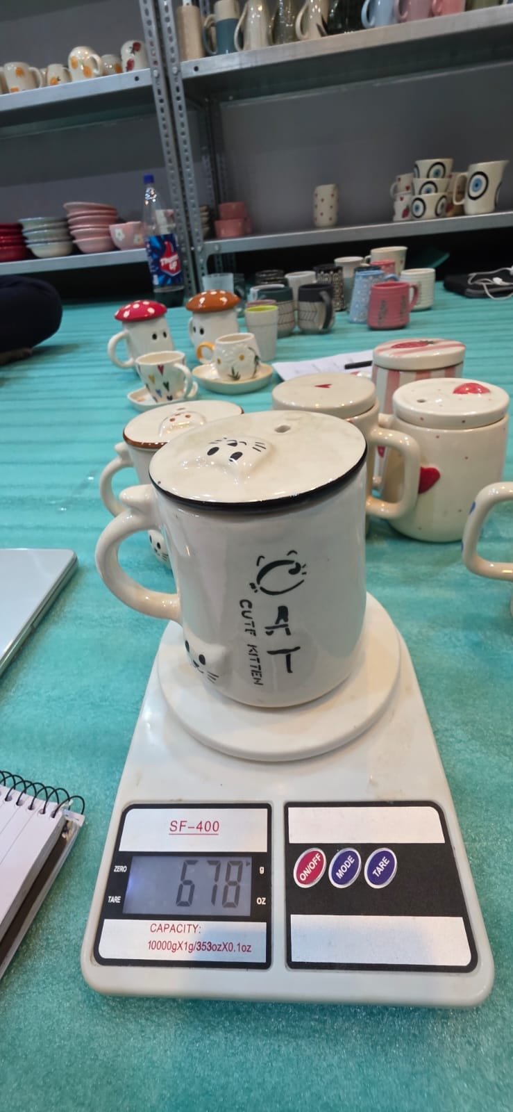 "Cute Kitten" Ceramic Desk Sipper Mug
