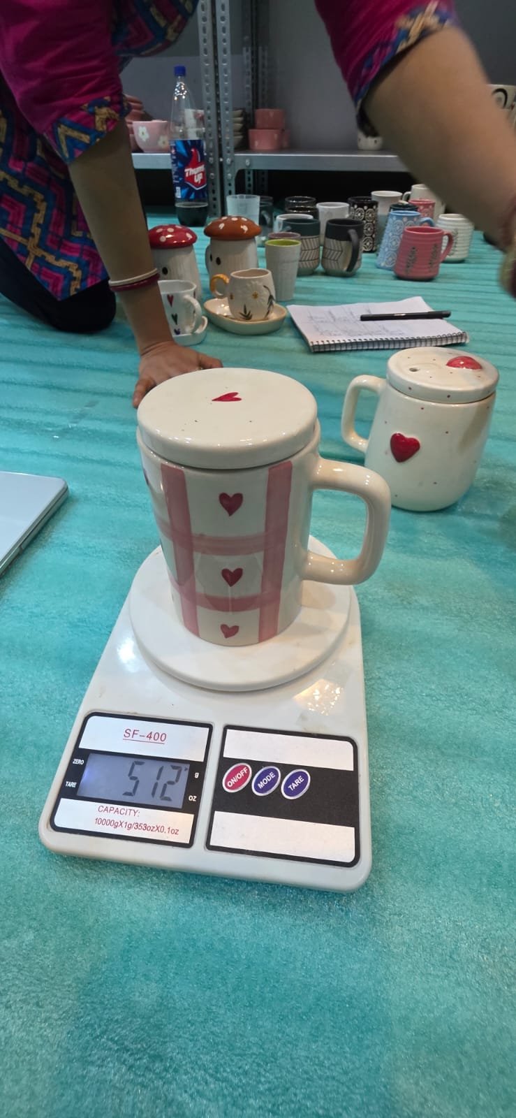 "Cafe Cozy" Lidded Ceramic Mug