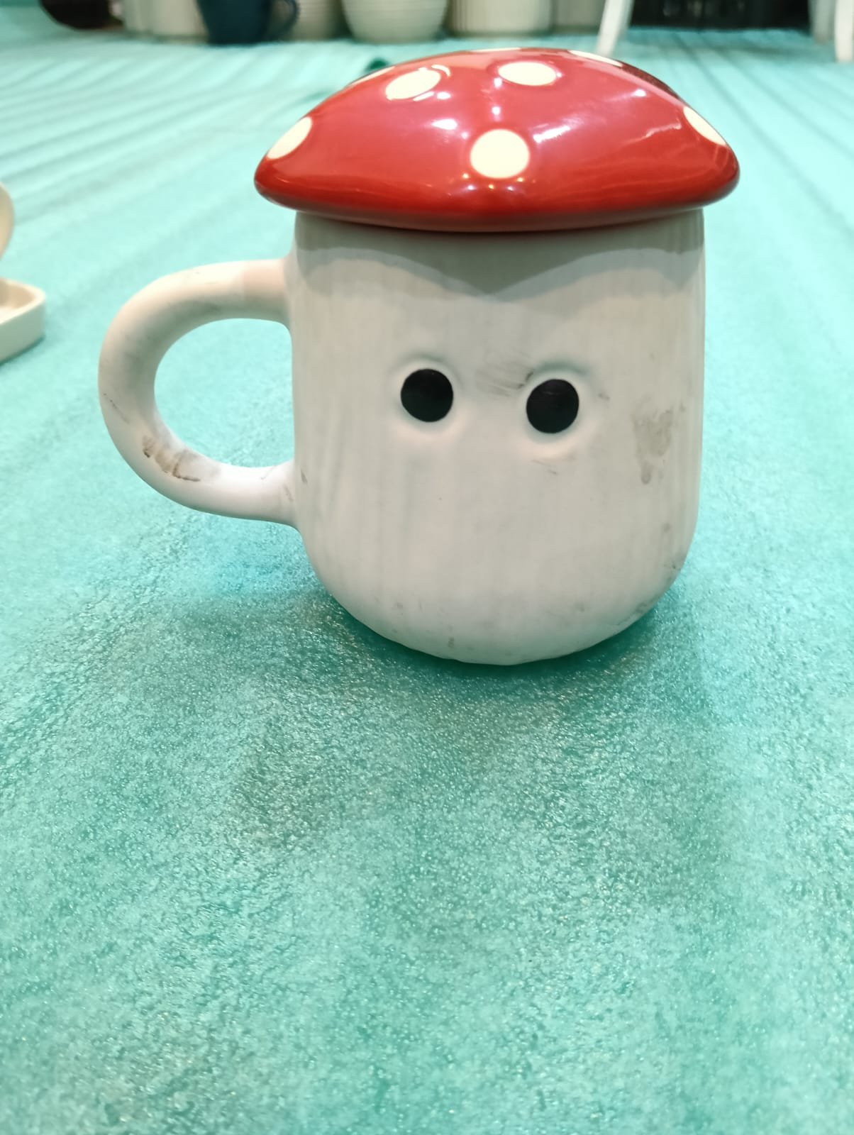 Woodland Mushroom Mug with lid
