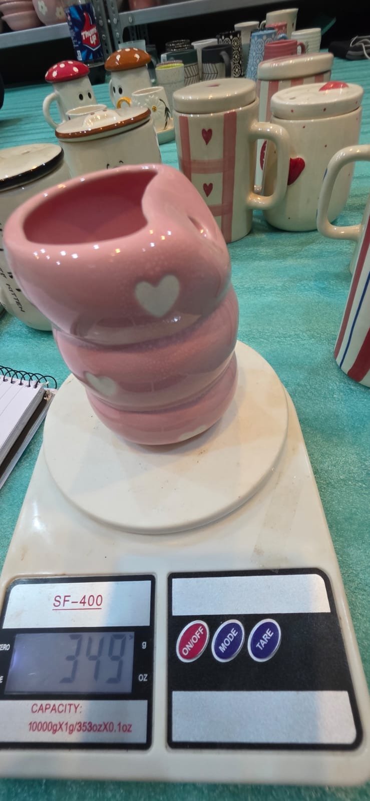 "Bubble Wave" Ceramic Desk Sipper Mug hover