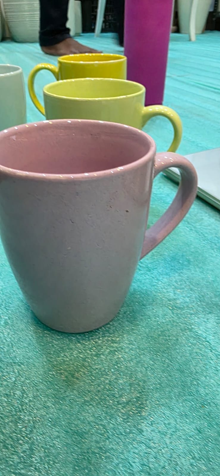 "Chroma Cafe" Tapered Stoneware Mug