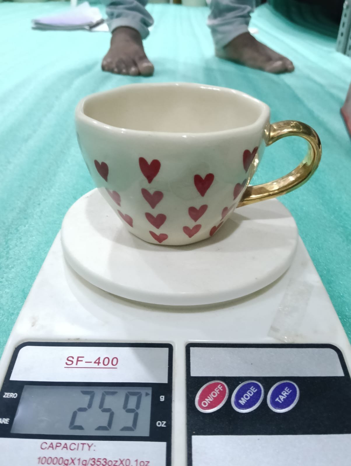 Gilded Heart Artisan Teacup