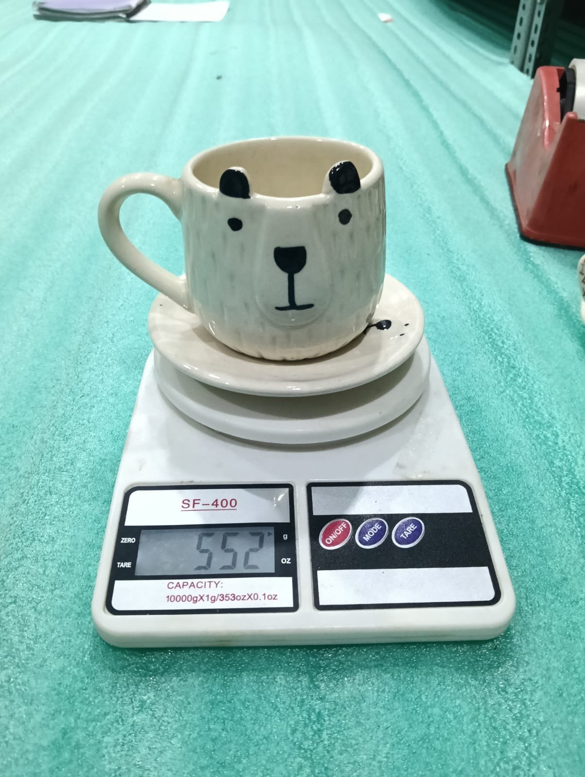 "Arctic Companion" Artisan Mug & Saucer Set