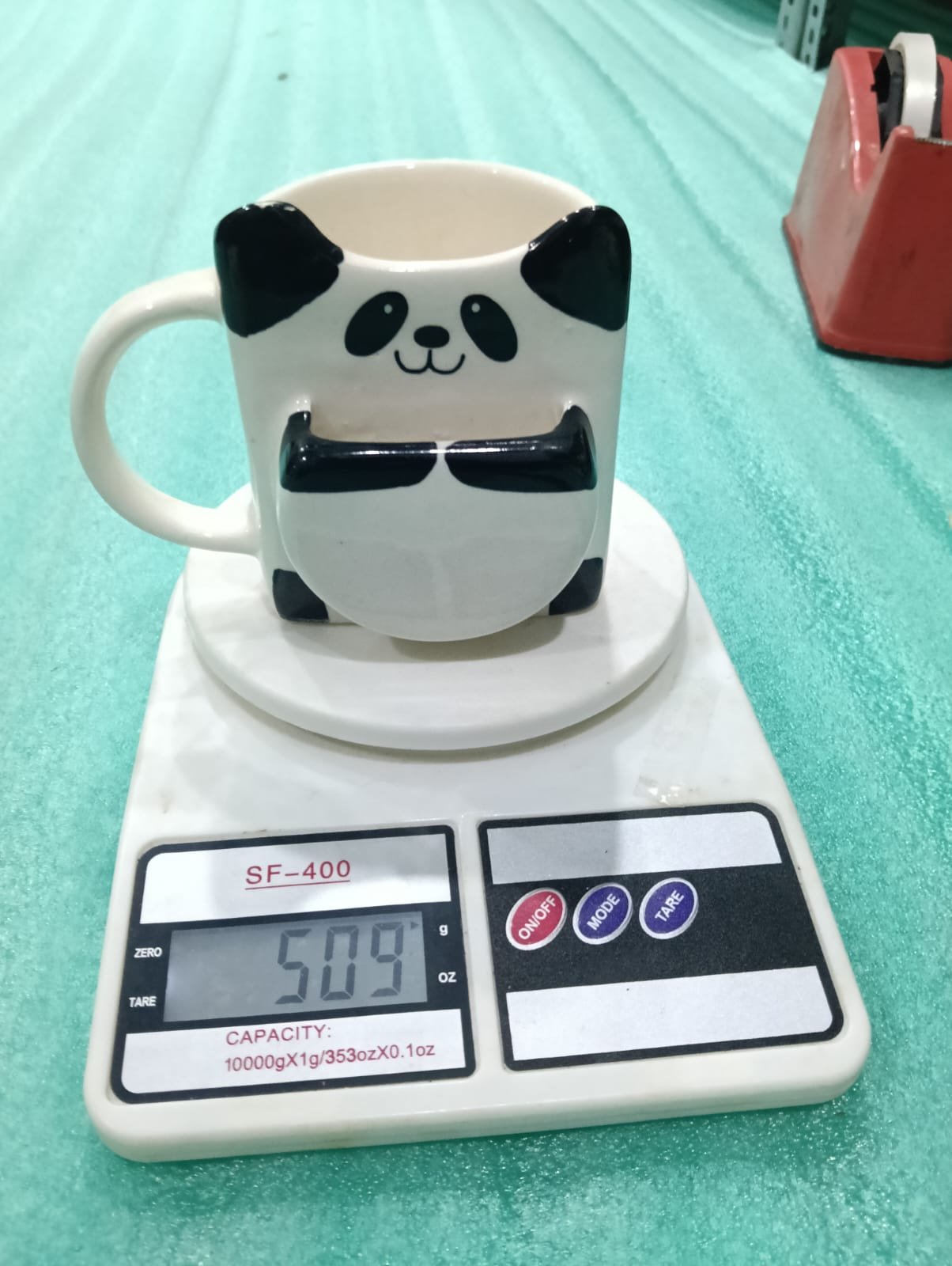 "Panda Hug" Artisan Sculptural Mug