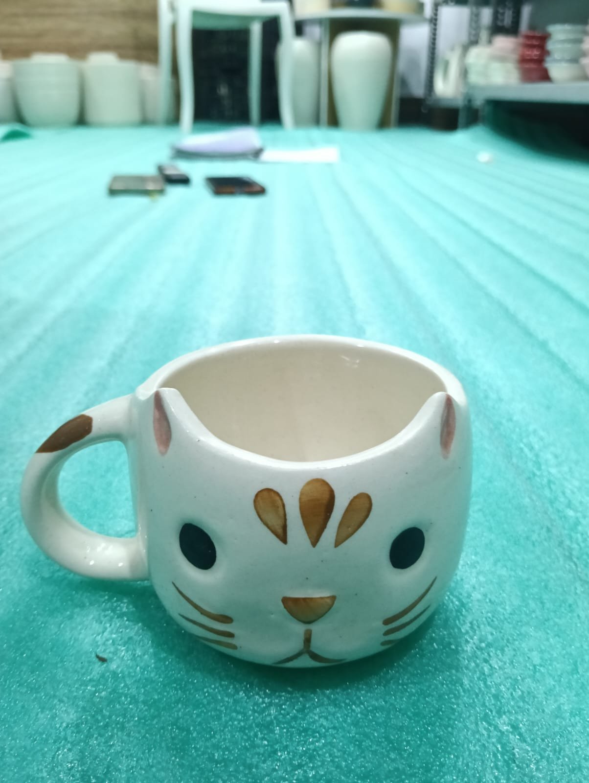 "Whiskered Charm" Artisan Mug