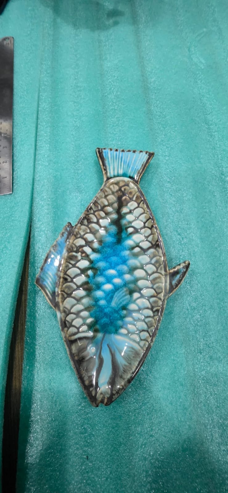 "Matsya" Reactive Glaze Fish Platter