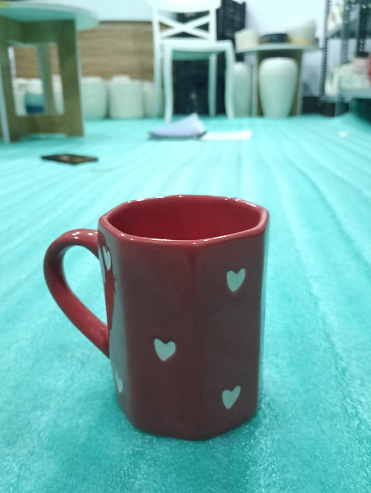 Dilse Heart-Facet Artisan Mug