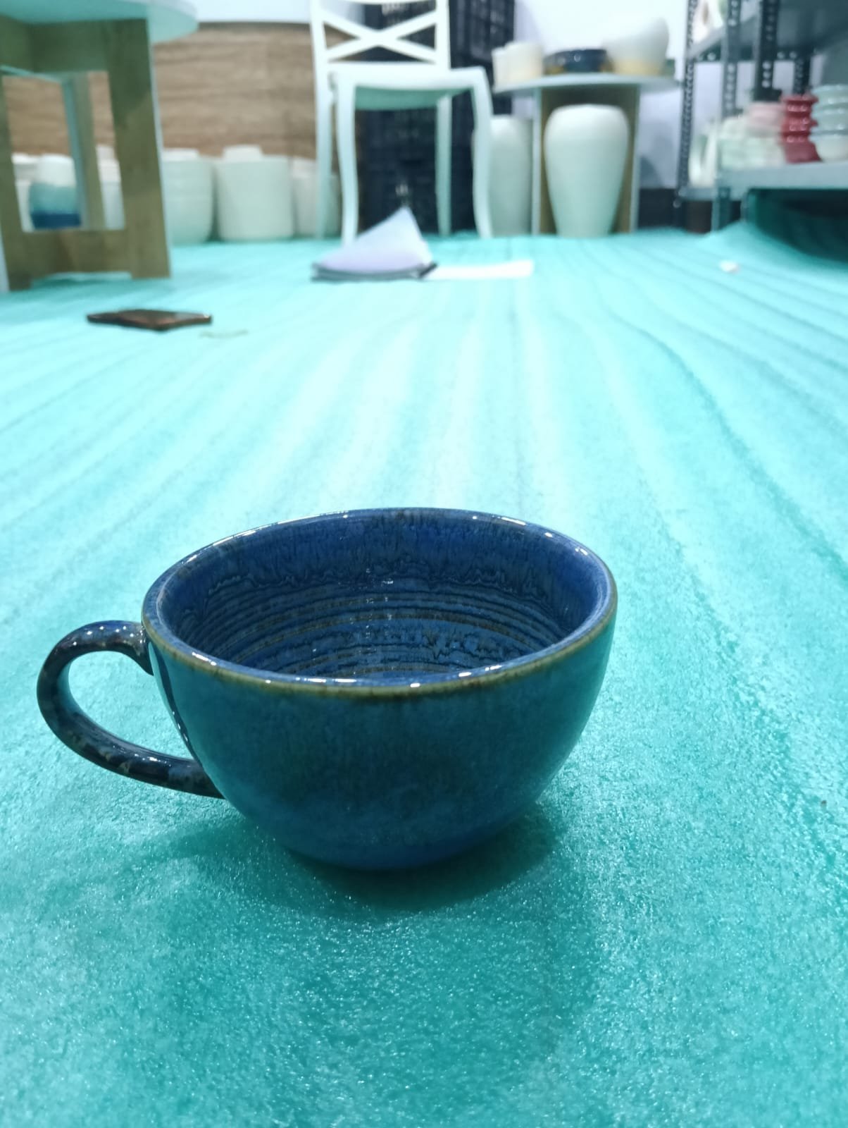 Midnight Azure Artisan Teacup