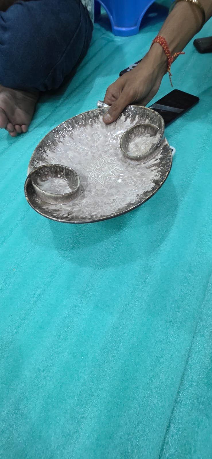 "Mandala Duo" Ceramic Serving Platter