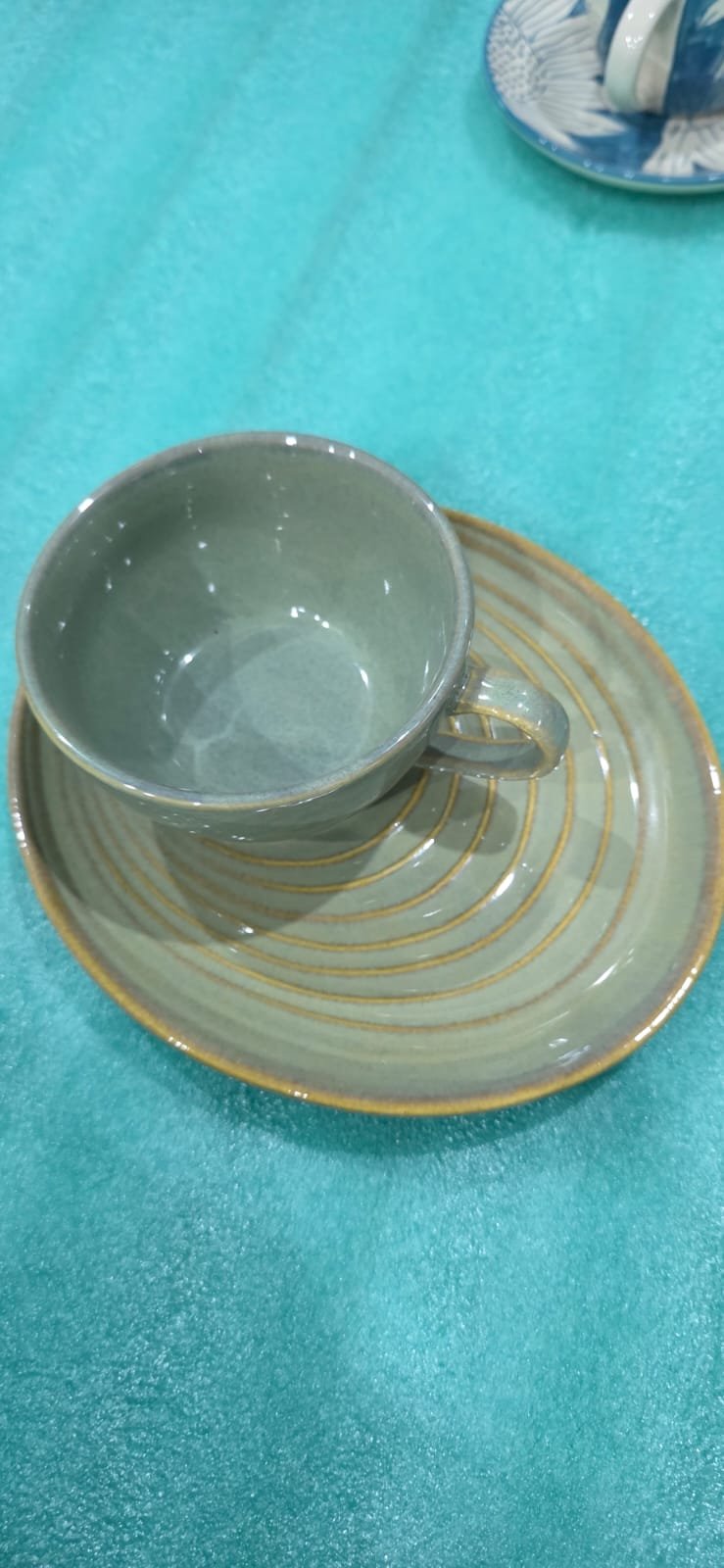 "Sage Horizon" Ceramic Wide-Mouth Tea Set