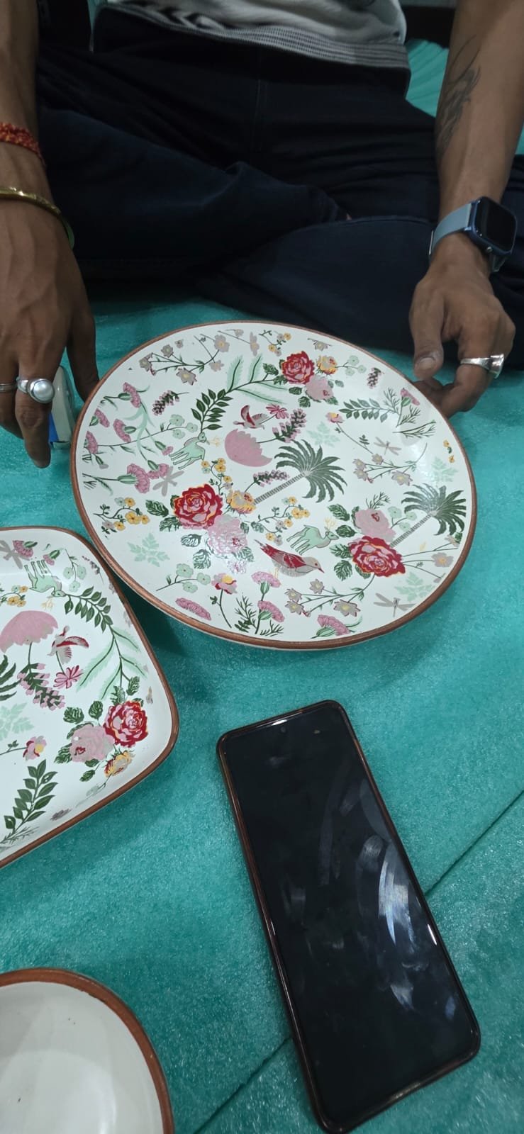 "Botanical Eden" Ceramic Dinner Plate