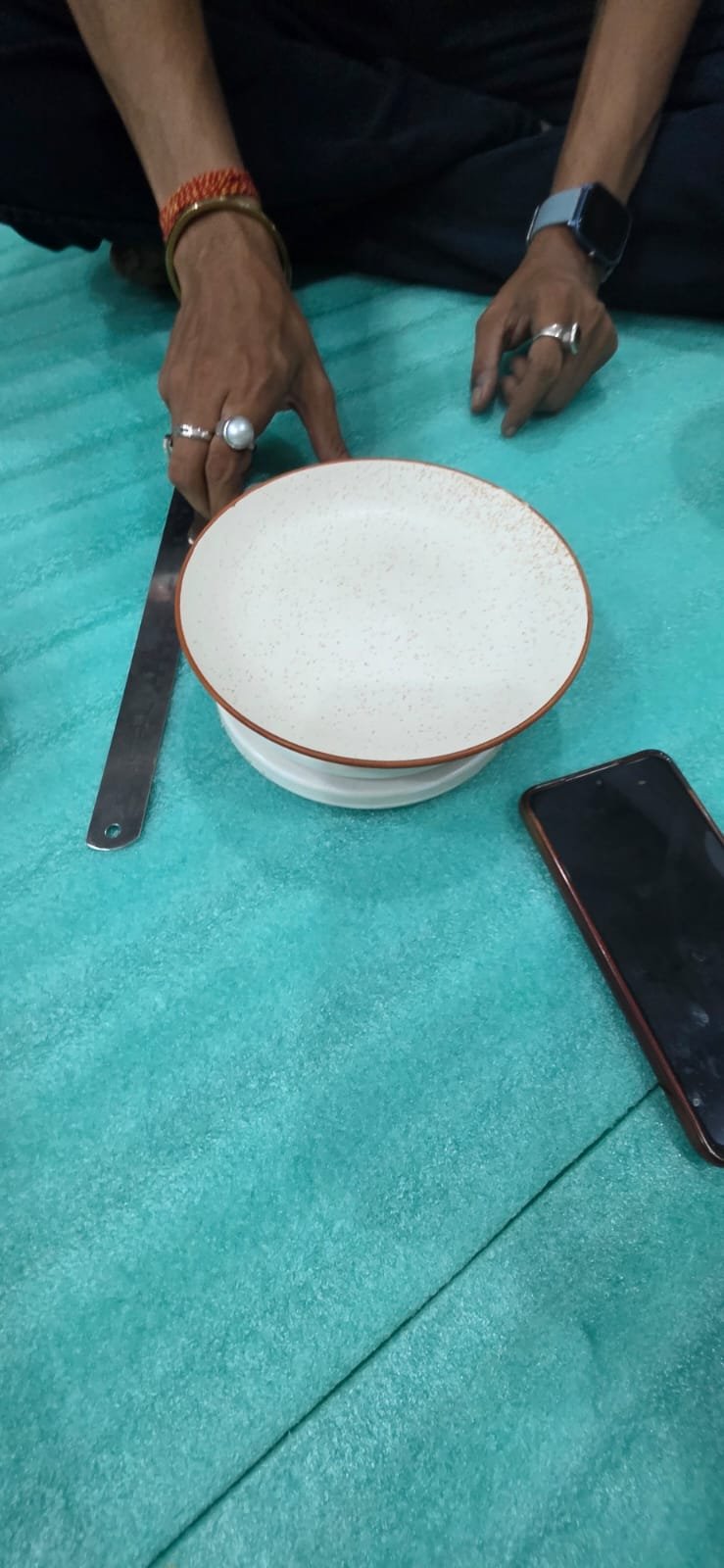 "Ivory Speckle" Ceramic Quarter Plate