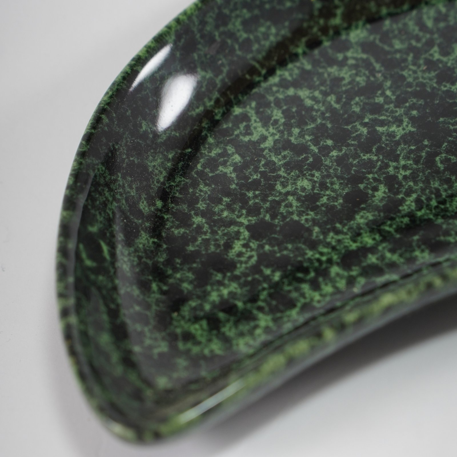 Artisan Speckled Crescent Serving Dish hover